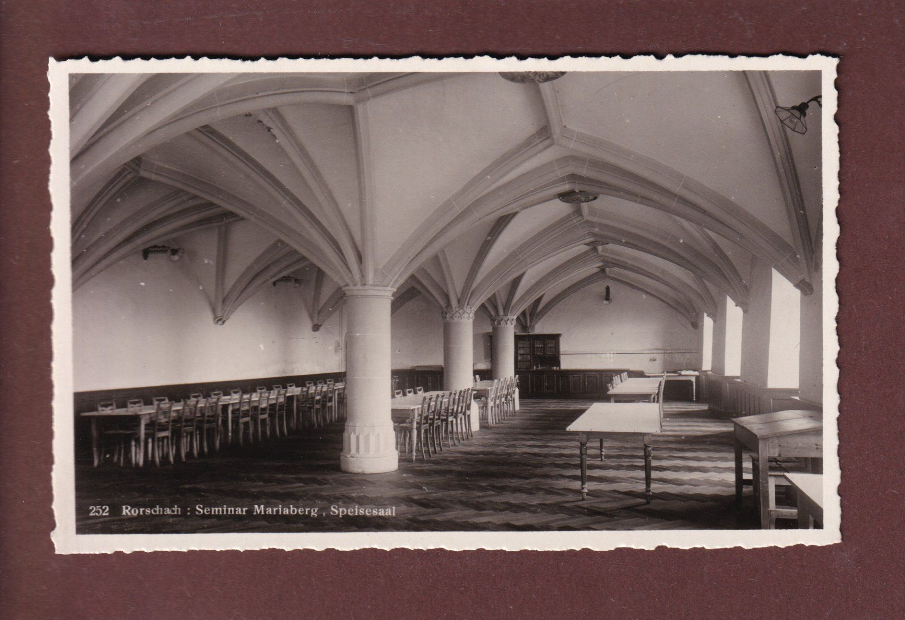 Cartoline postali: RORSCHACH - Seminar Mariaberg - Speisesaal – Usato da Pully venduto da nicecards