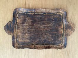 Holztablar aus leichtem Holz 45x27 cm