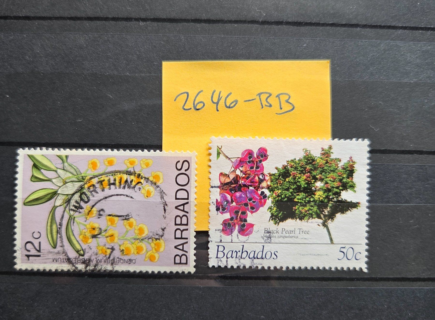 Alle Briefmarken: Briefmarke Barbados 2646-BB – Gebraucht aus Köniz von Briefmarken_Frau