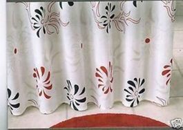 Duschvorhang - SHAPE ROT/SCHW 180/200CM