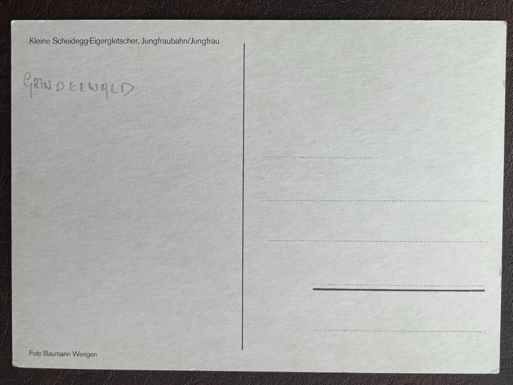 Cartoline postali: Jungfraubahn - Kleine Scheidegg – Usato da Steg VS venduto da danwer74 1