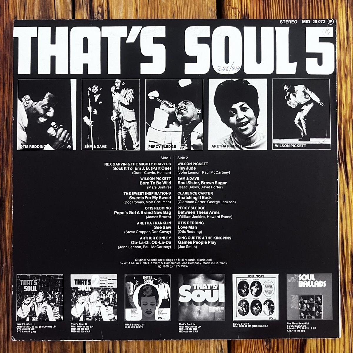 Dischi in vinile: That's Soul 5 Vinyl LP Sampler  – Usato da Umiken venduto da mar_p7n9 1