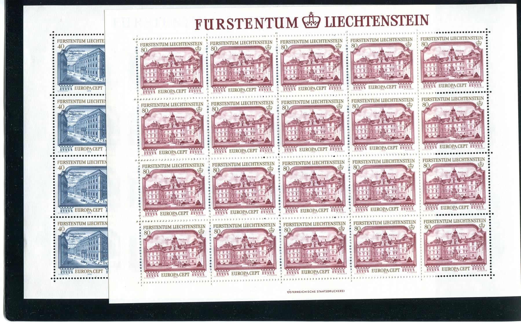Tutti i francobolli: 1978 Europa Nr. 630-31 Bogen postfr. – Nuovo (secondo la descrizione) da Winterthur venduto da Kyoung