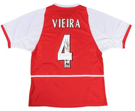 Patrick Vieira Signed Jersey - Beckett