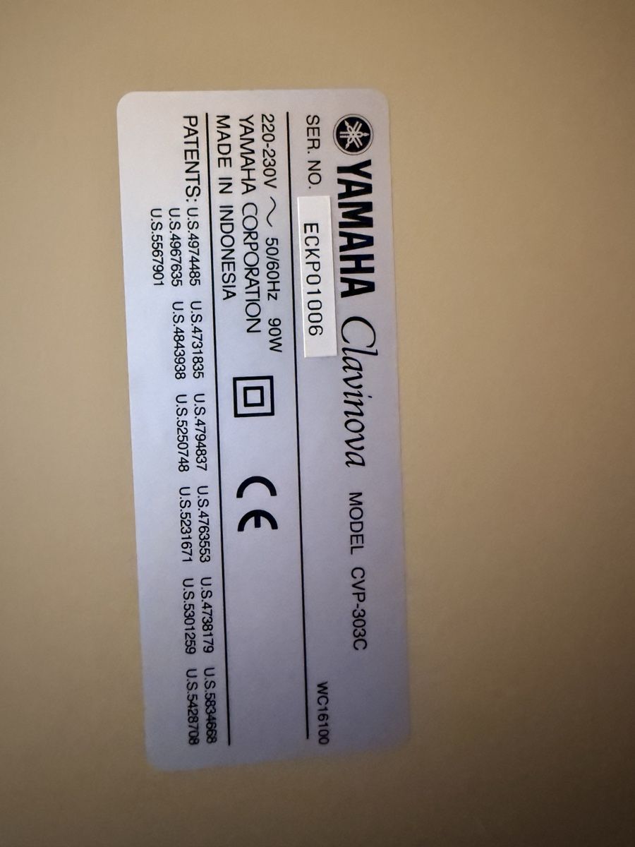 Yamaha Musikinstrumente: Yamaha Clavinova CVP 303C – Gebraucht aus Riehen von meg_59bg 5