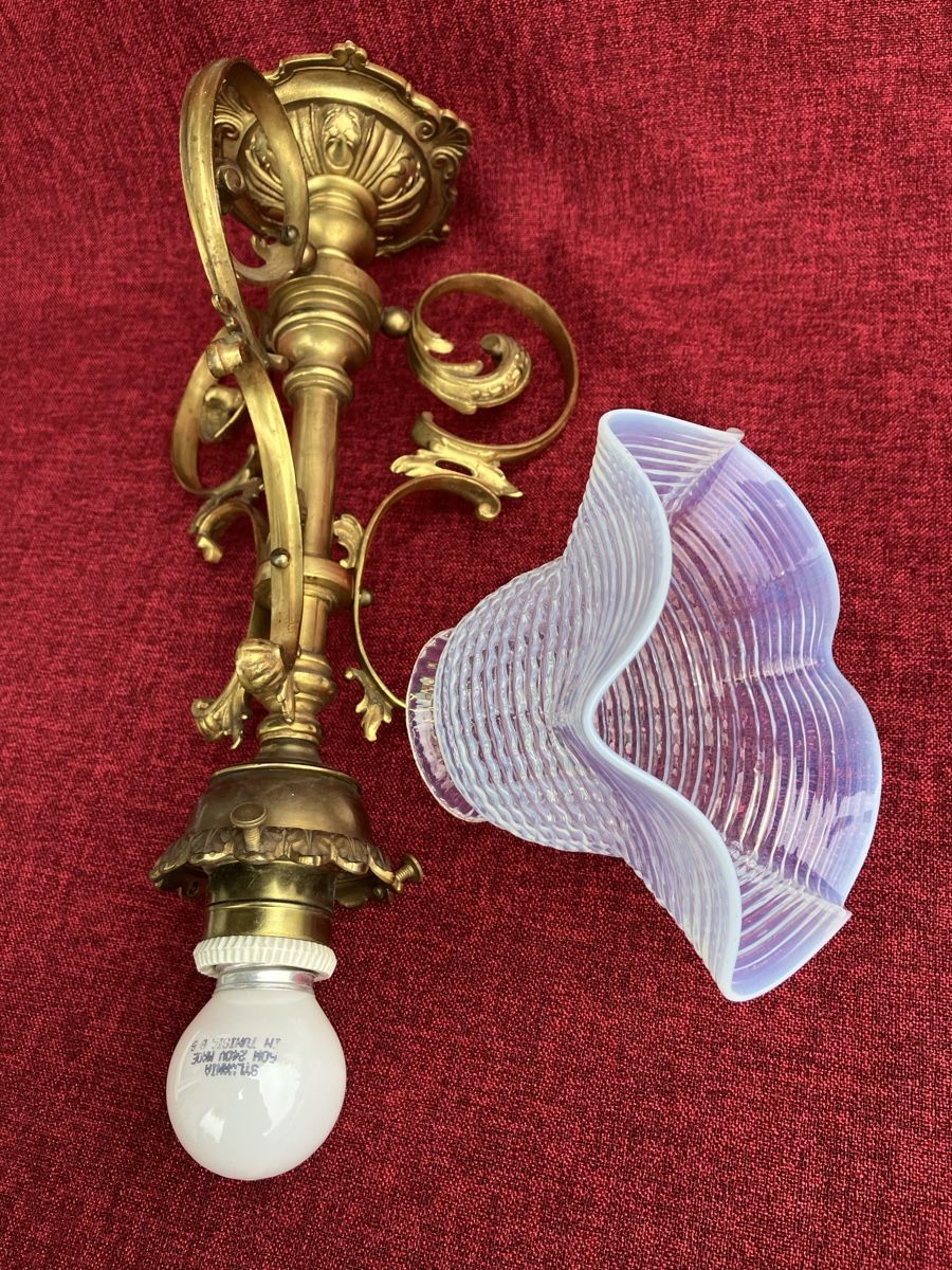 Lampadari & plafoniere: Antik Jugendstil  Deckenlampe mit Opalinglas – Usato da Zürich venduto da otomado 7
