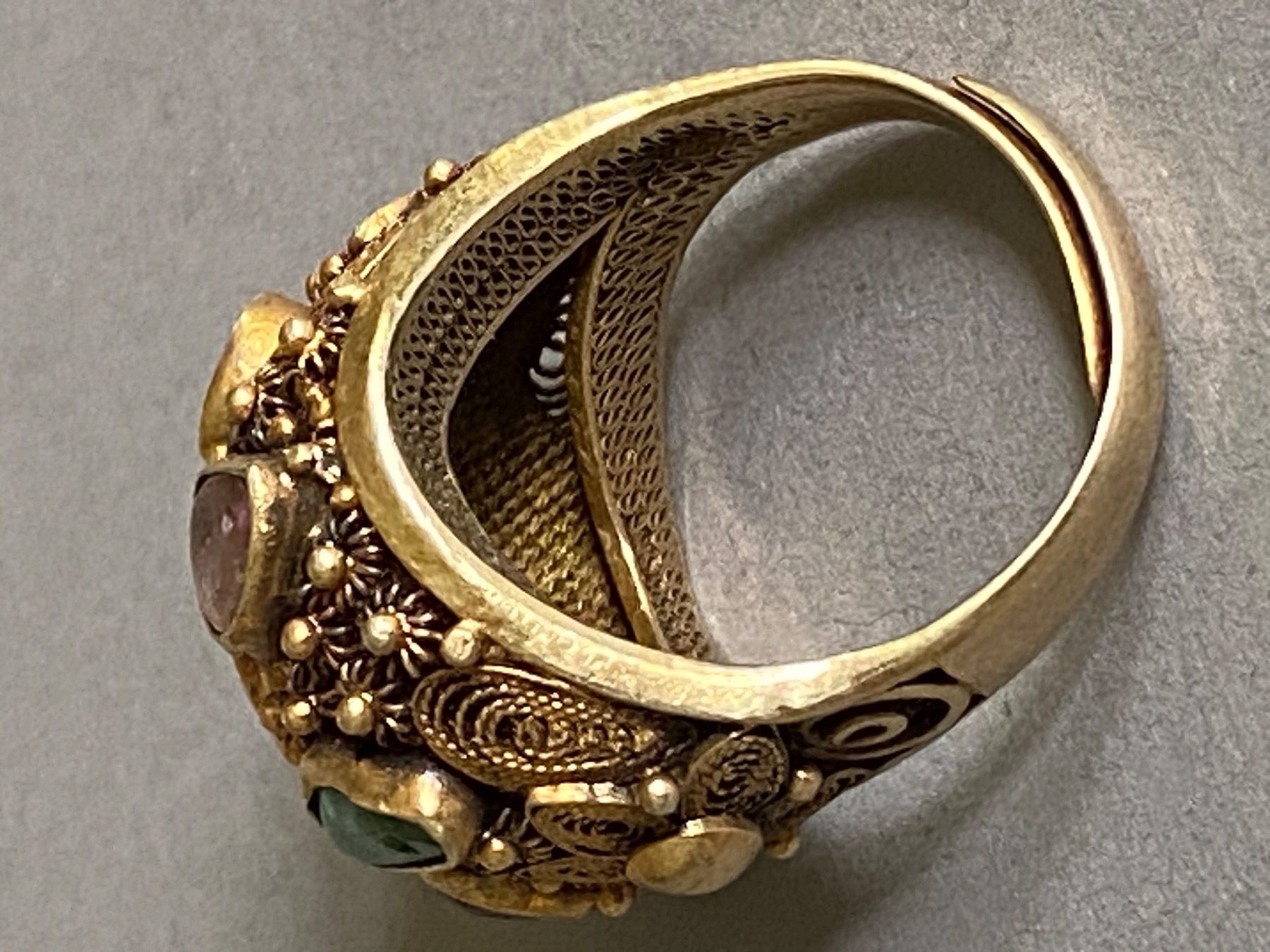 Anelli: RING **JADE/SAPHIR/GRANAT** – Nuovo (secondo la descrizione) da Basel venduto da shorthills_2013 3