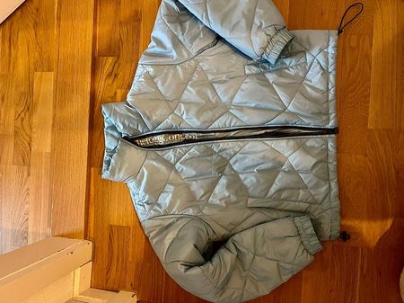 laue leichte Daunenjacke Herbst/Winter TheJoggeConcept