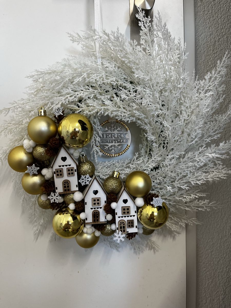 Tutte le decorazioni: Weihnachtskranz Elegant-Gold Hausgemacht – Nuovo e nell'imballaggio originale da Flawil venduto da luk_fv95 2