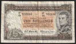 Australien 10 Shillings 1961