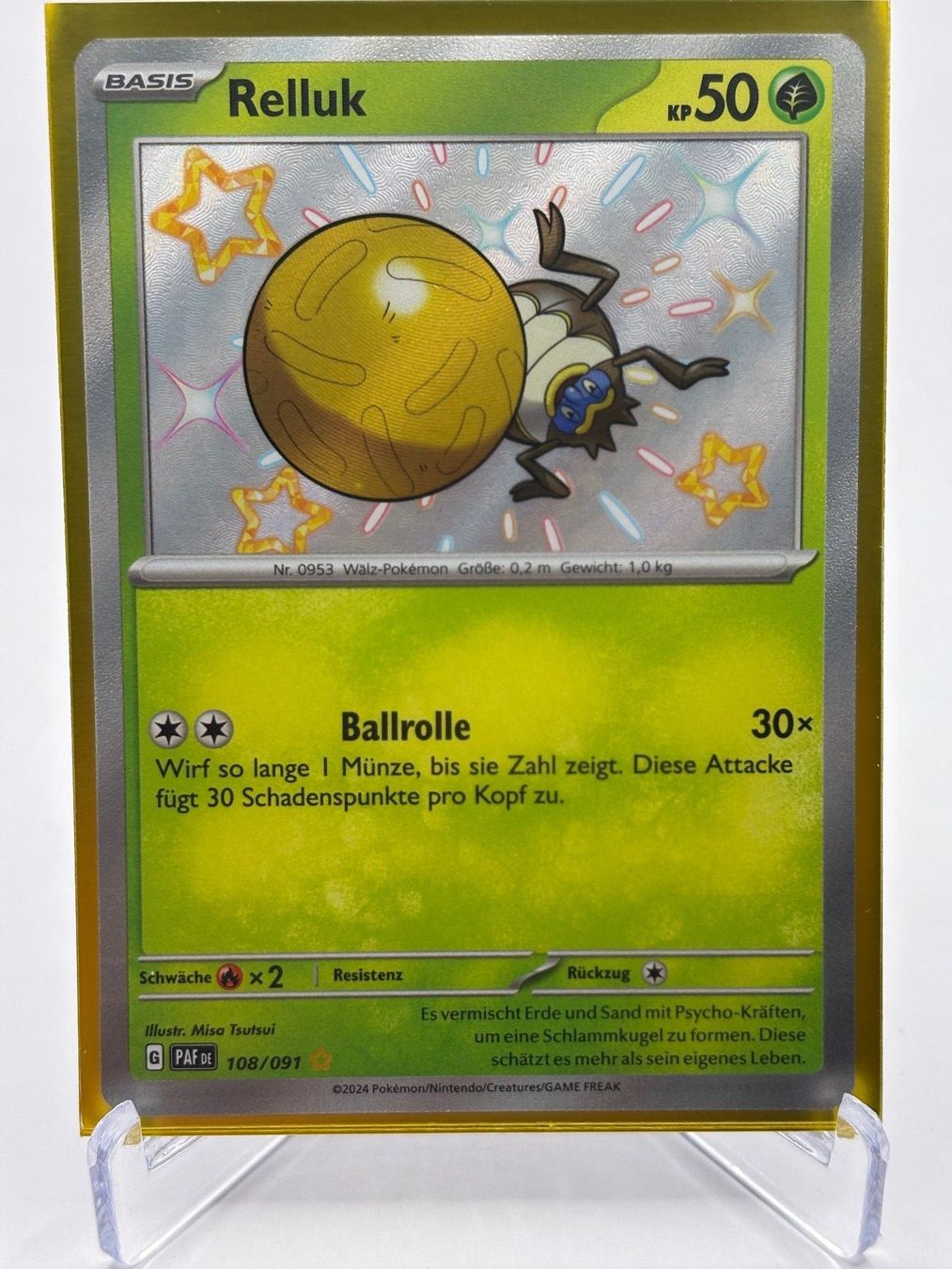 Pokémon Carte collezionabili: Paldeas Schicksale - Relluk  (PAF 108) - DE – Nuovo (secondo la descrizione) da Allschwil venduto da Bullach