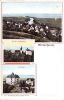 Walzenhausen AR // 1906 Litho Kurhaus Kirche Rheinburg