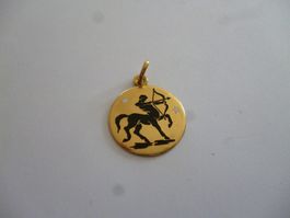 Goldmedaillon Sternzeichen Schütze