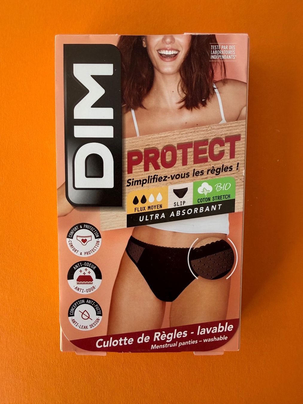 Dim Altra biancheria intima: DIM Protect, Menstruations-Slip, Grösse 46/48, Farbe Schwarz – Nuovo e nell'imballaggio originale da Rudolfstetten venduto da gst_g7xl