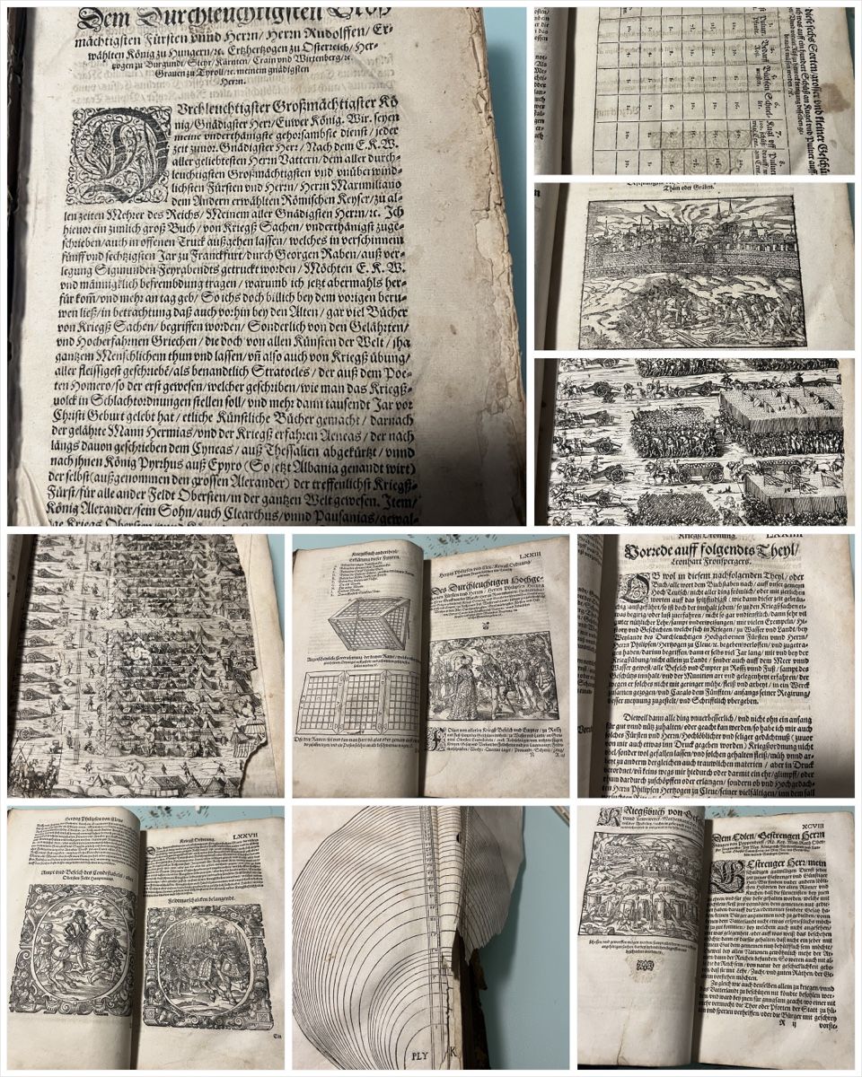 Libri: Kriegsbuch 2 3 Teil Fronsperger 1573 – Usato da Oftringen venduto da Ramsesundosiris 2