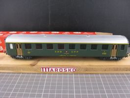 HAG SBB Wagen 1.Klasse, mit OVP, Längenmassstab 1:100
