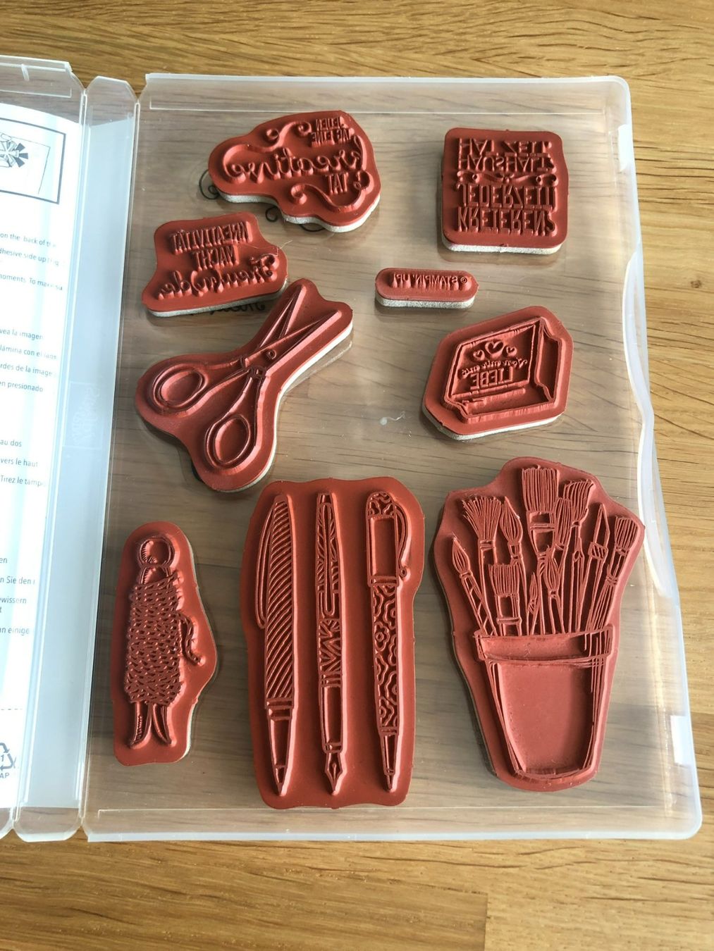Stampin' up! Stempel: Kreiert mit Liebe - Stampin Up - A – Gebraucht aus Neukirch (Egnach) von muolen 1