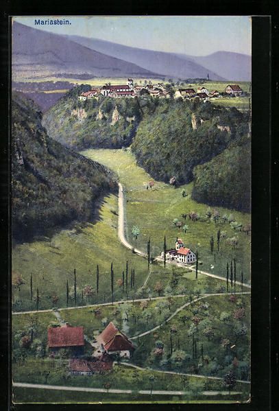 Cartoline postali: AK Mariastein, Panorama – Usato da Berlin venduto da bartko-reher
