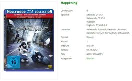 The Happening (Bluray)