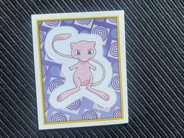 Pokemon Mew non Holo Merlin Topps Sticker 2000