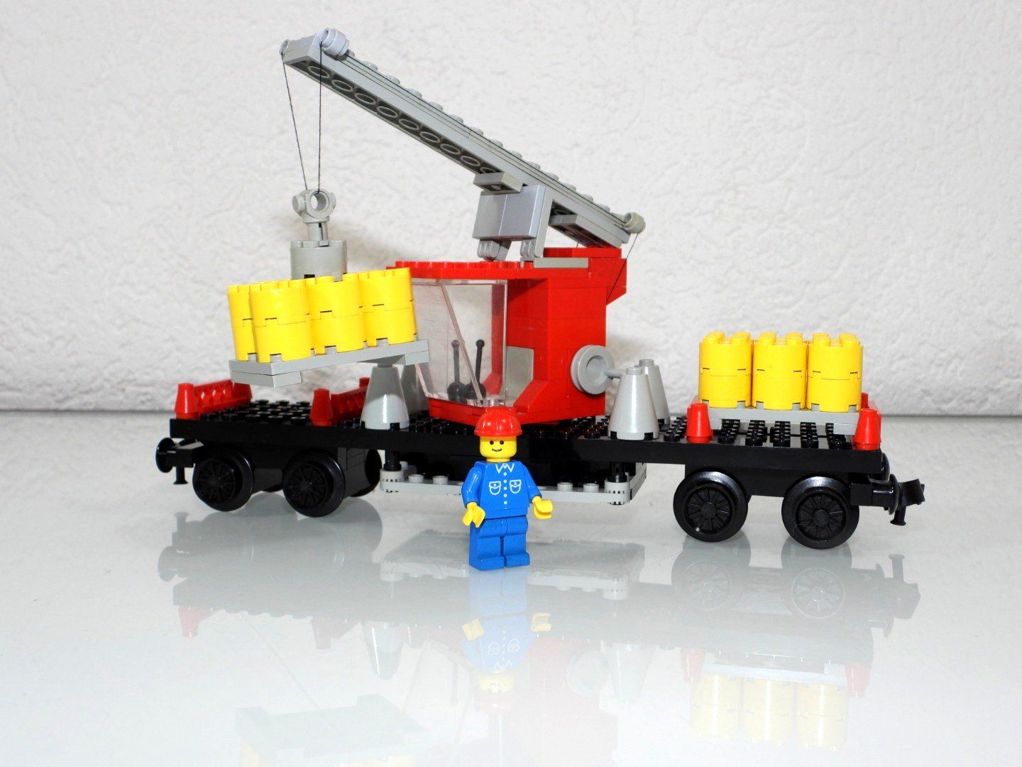 Lego Kit di costruzioni: LEGO 12 VOLT EISENBAHN 7817 KRAN WAGON – Usato da Turbenthal venduto da Ddanuh 2