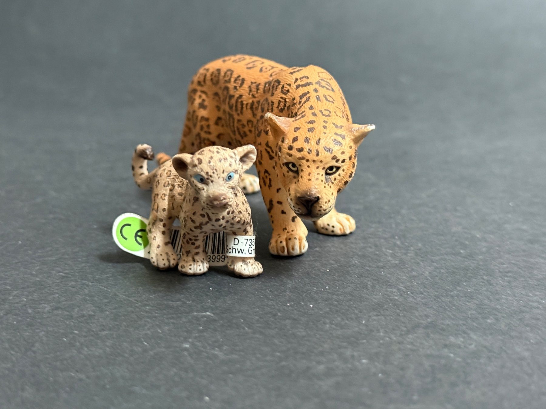 Schleich Statuette: Schleich Jaguar und Jaguarjunges Leopard – Nuovo (secondo la descrizione) da Ennetbaden venduto da mapa05 6