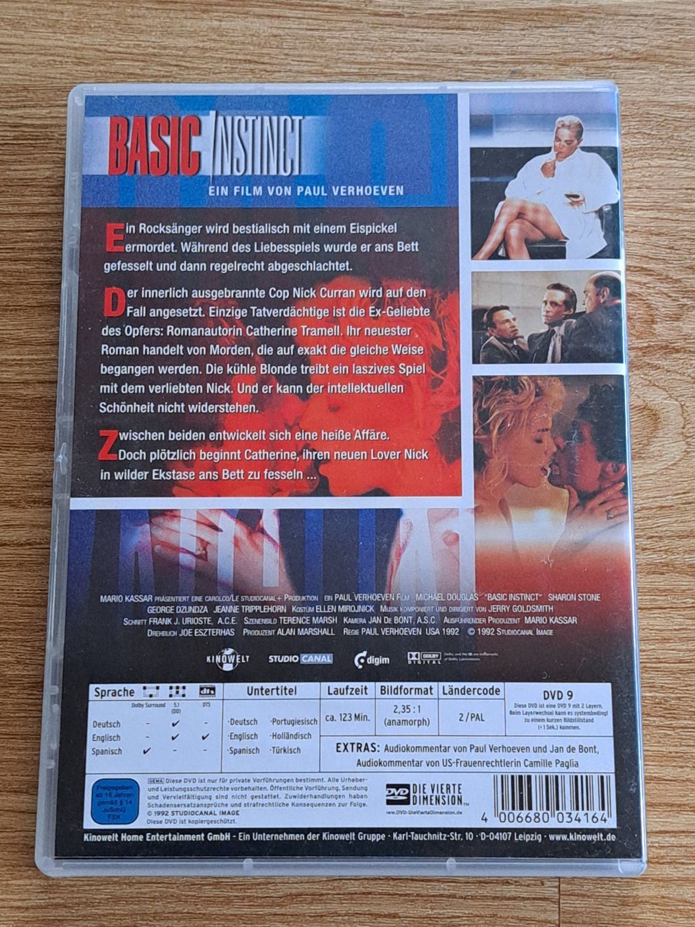 Tutti i DVDs: DVD Basic Instinct mit Michael Douglas und Sharon Stone – Usato da Unterseen venduto da Kanica 1
