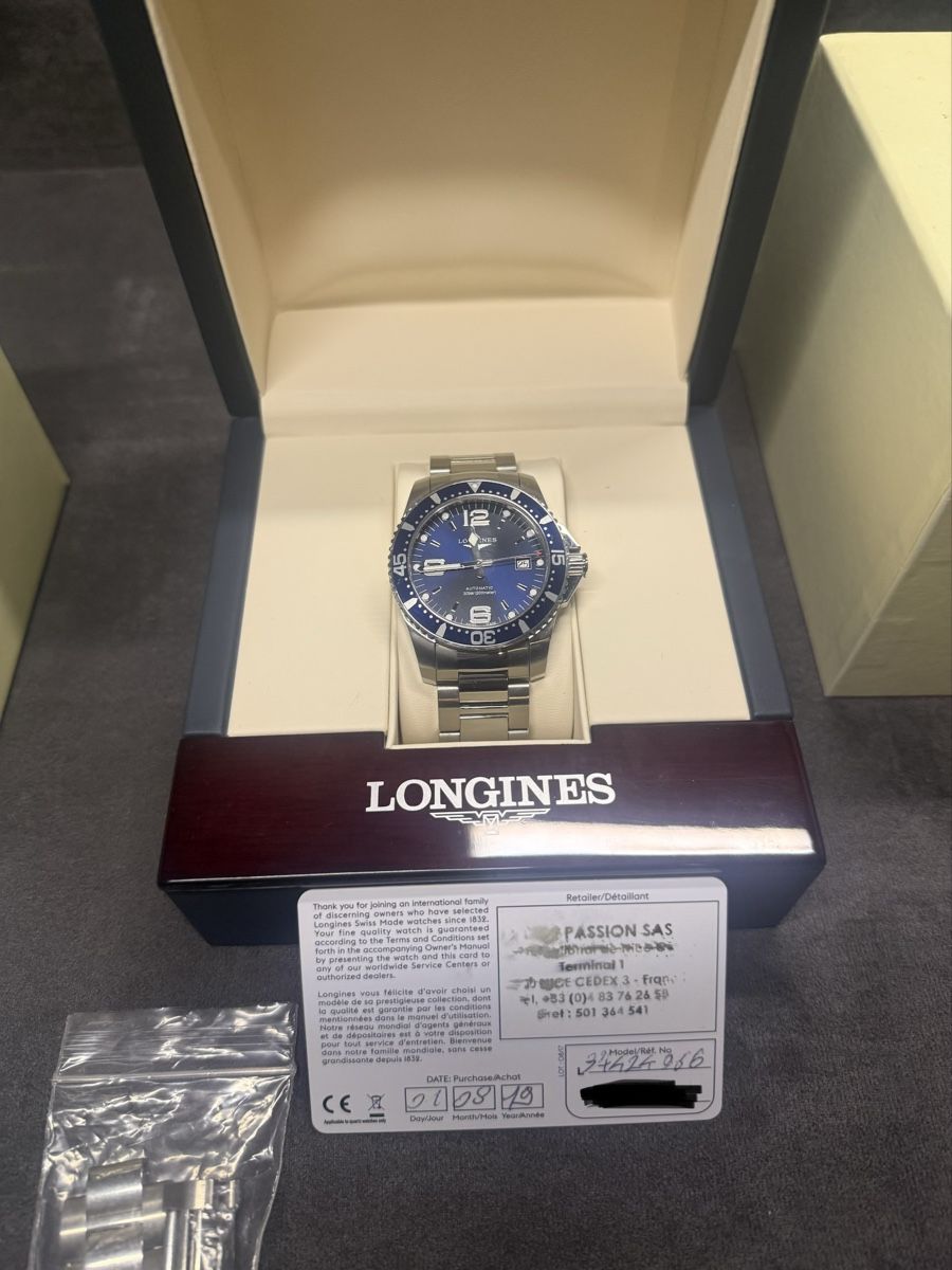 Longines Montres: Longines HydroConquest Automatik / Full Set / 300 m Diver – Neuf (Voir description) à Arch par Liam1919 1