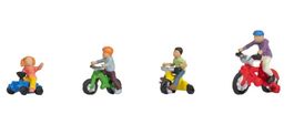 NOCH 15908 H0 Kinder auf Kinderfahrrädern