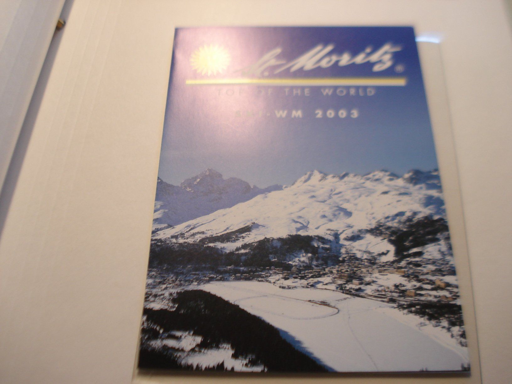 Alle Briefmarken: Folder Ski WM St Moritz 2003 – Gebraucht aus Niederwil AG von morostahu
