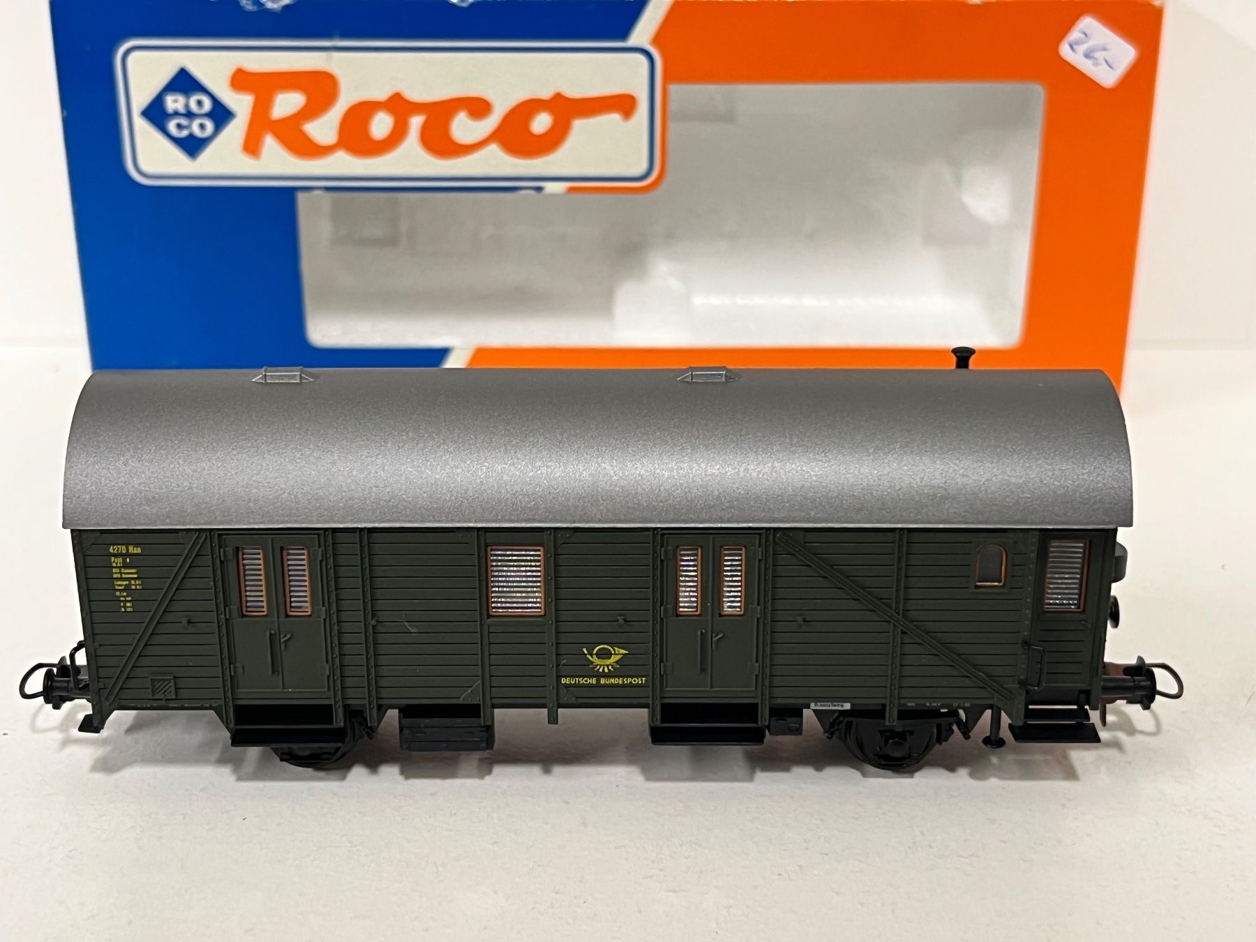 Roco Modellini di ferrovie: Roco DB Postwagen H0 DC – Usato da Geroldswil venduto da TopTrain54 4