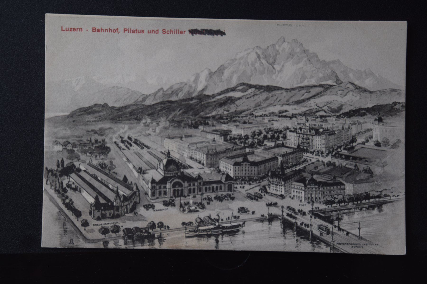 Cartoline postali: AK Luzern, Bahnhof – Usato da Luzern venduto da CH2018