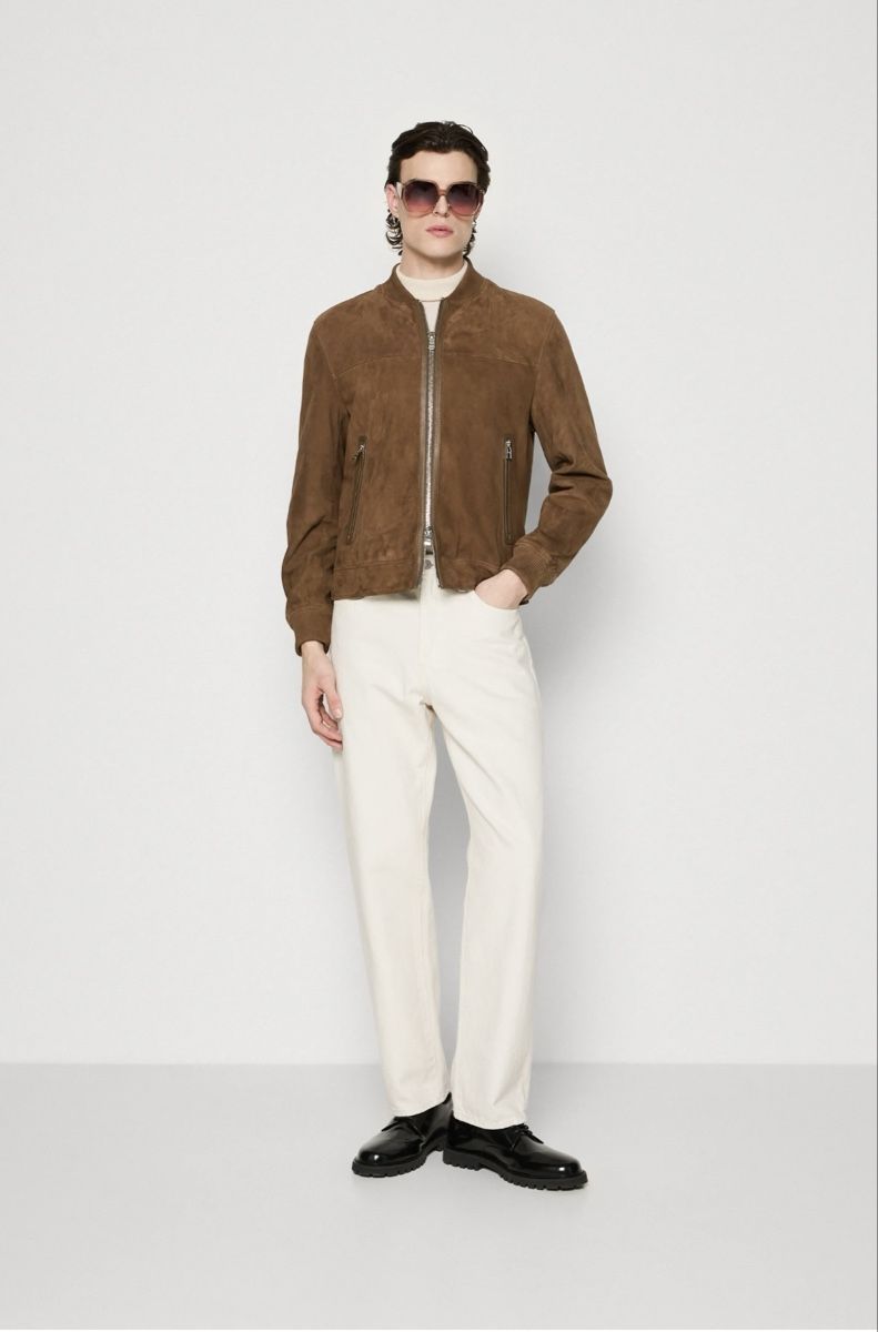 Hugo Boss Giacche: BOSS MALBANO - Bomberjacke - open brown – Nuovo e nell'imballaggio originale da Wittenbach venduto da bes_k8vr 2