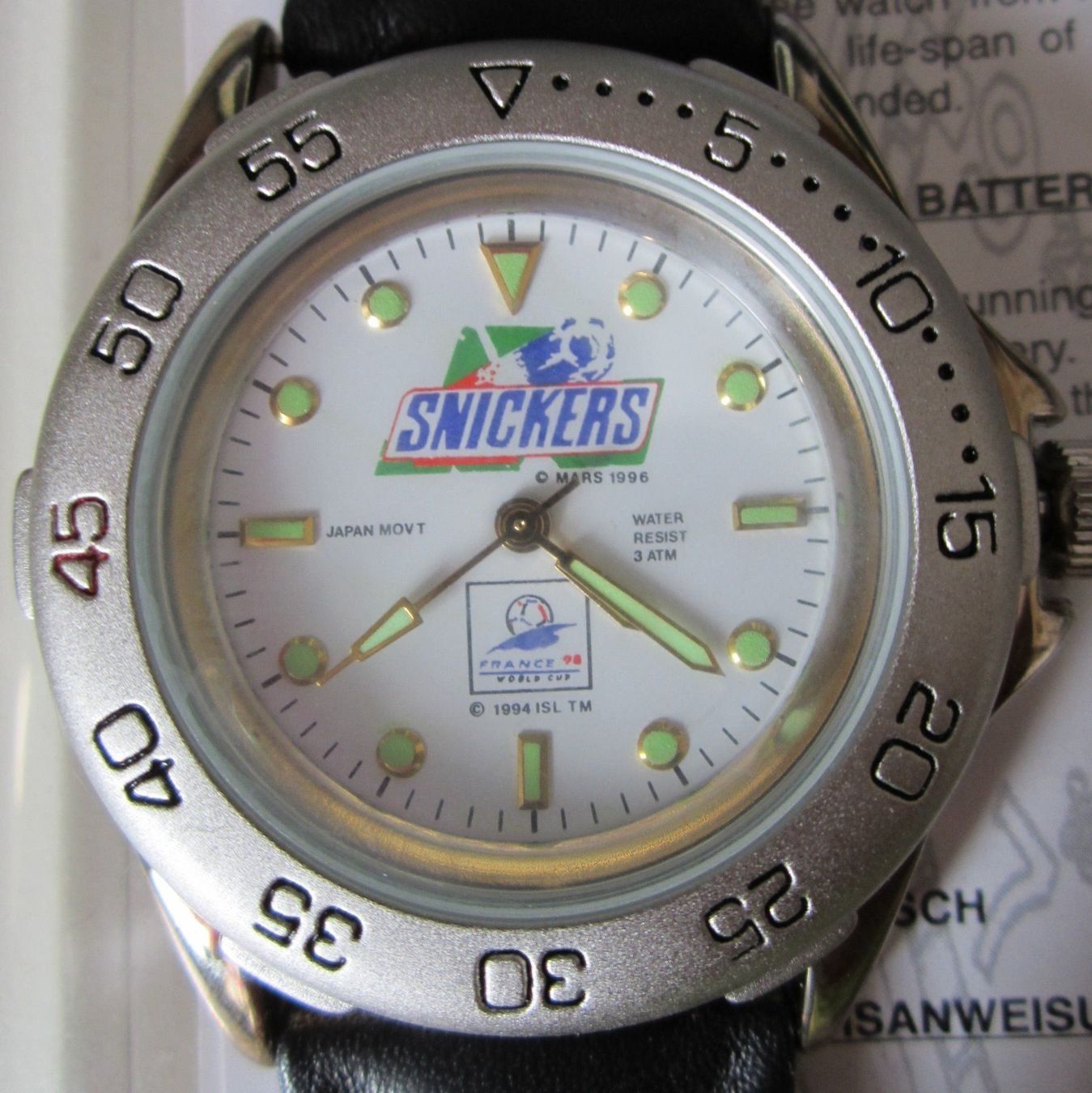 Orologi: WORLD CUP SNICKERS UHR von 98-Frankreich – Nuovo e nell'imballaggio originale da Grüningen venduto da ald_8cjy 3