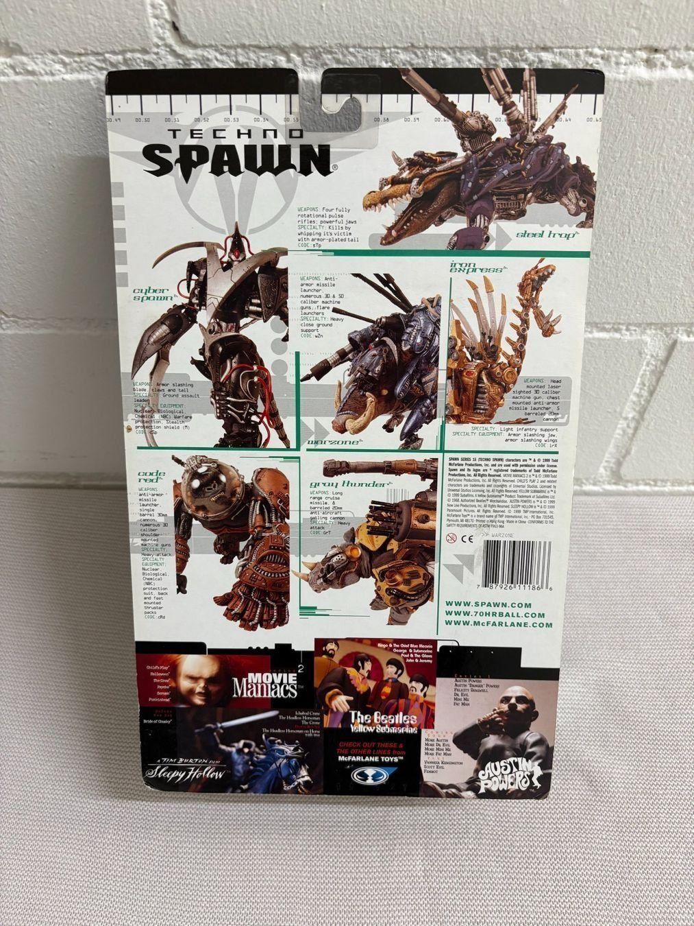 Statuette: NEU Techno Spawn Warzone Action Figur, MCFarlane Toys,1999 – Usato da Ottenbach venduto da TimelessEmotions. 3