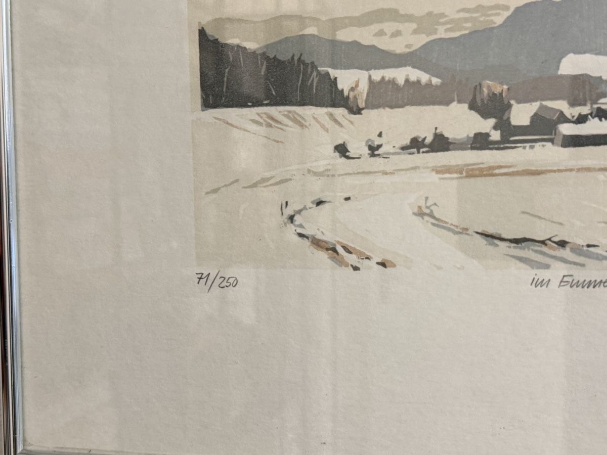 Grafica & Litografie: Arnold Imhof - im Emmental - Lithographie – Usato da Solothurn venduto da NUVICO 6