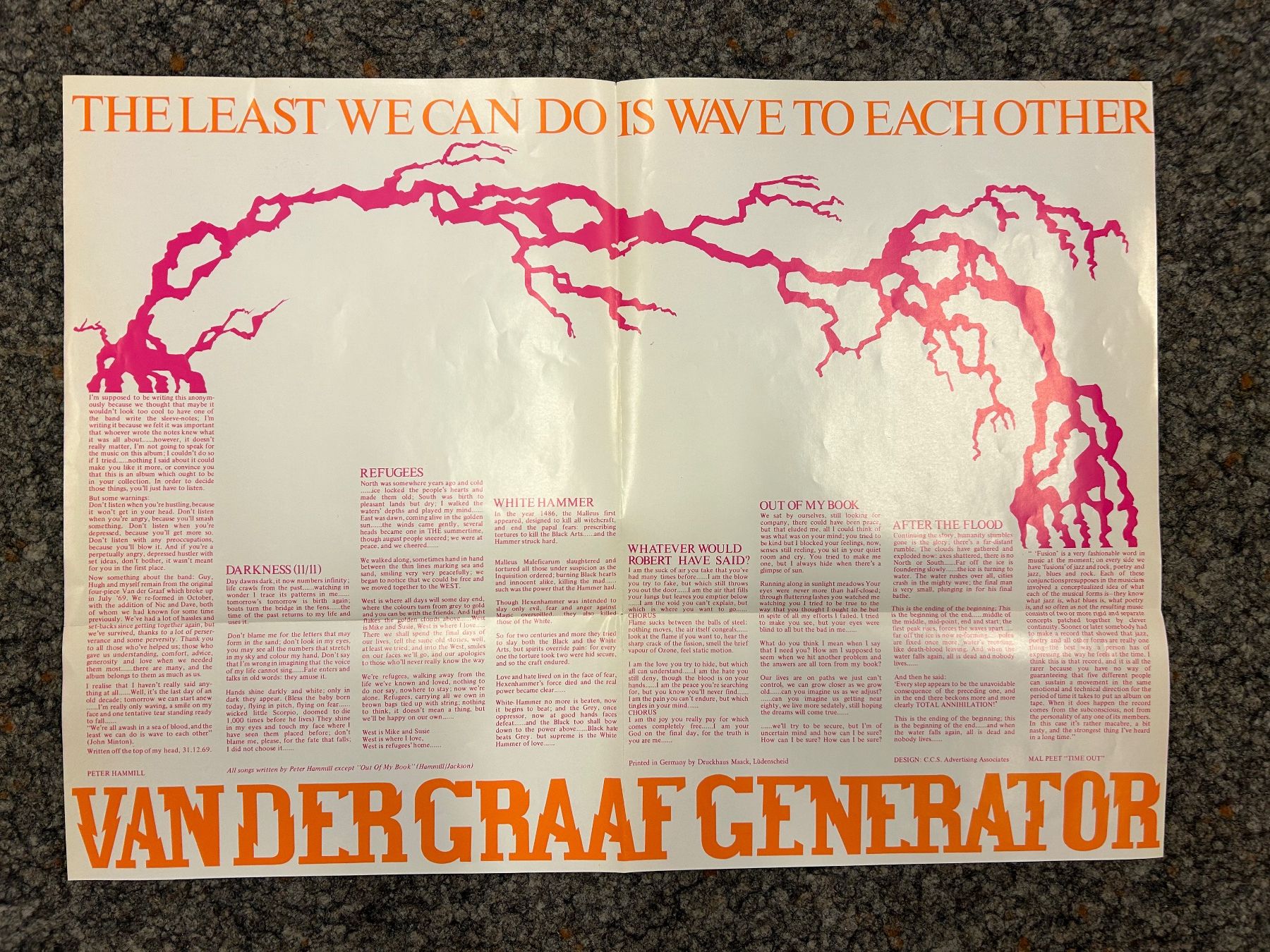 Dischi in vinile: Van der Graaf Generator - The Least we can do is wave ...... – Usato da Aesch BL venduto da BlueMusicRecords 5