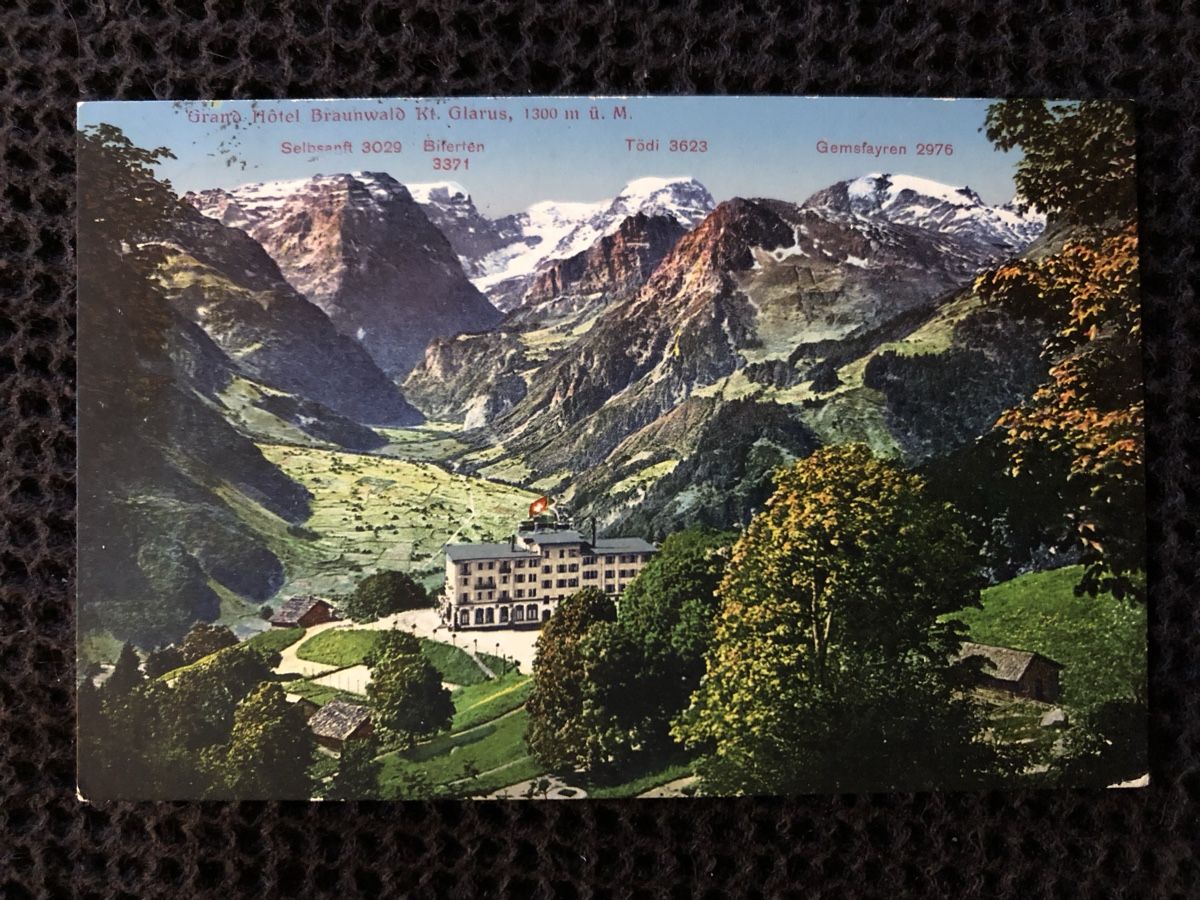 Ansichtskarten: Ansichtskarte Braunwald – Gebraucht aus Näfels von fritzjk