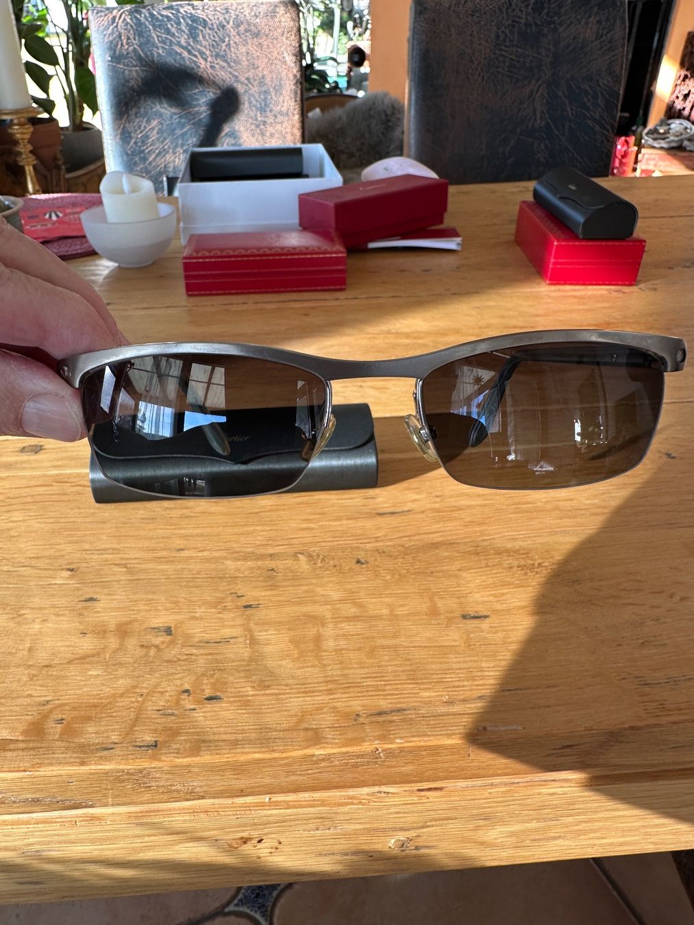 Cartier Brillen & Gläser: Cartier Titanium, original und vintage – Gebraucht aus Madetswil von Steppenwolf.