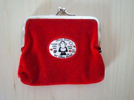 Rotes Portemonnaie Sheepworld "Ohne Dich ist alles doof"