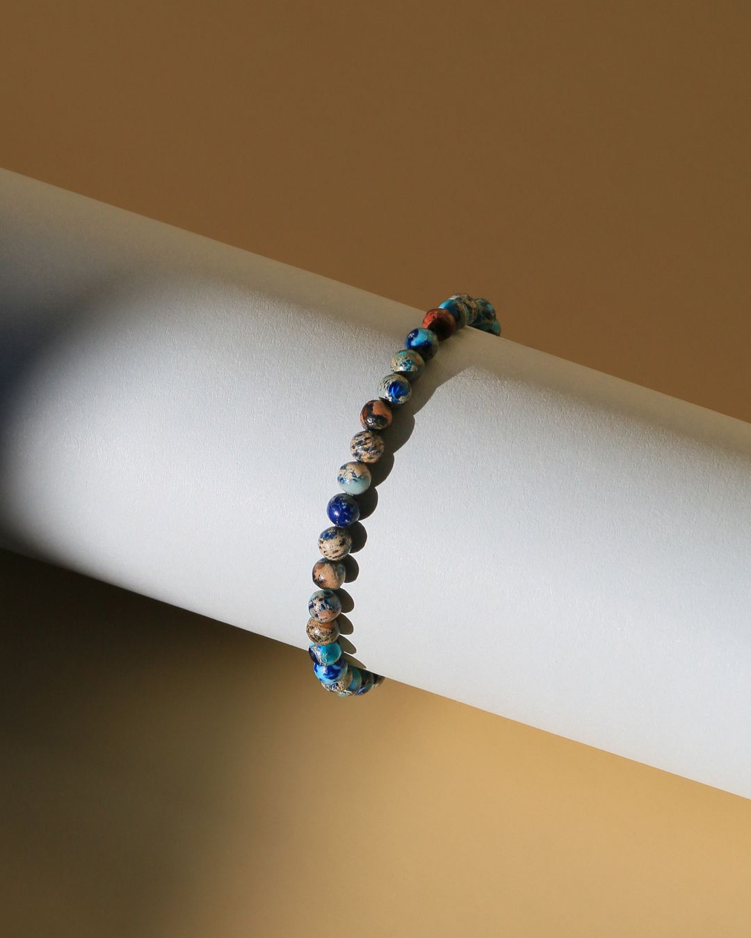 Bracciali & Braccialetti: Lapis Lazuli & Jaspis Armband – Nuovo e nell'imballaggio originale da Schindellegi venduto da MoonAmber.schmuck