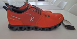On Cloud 5 Waterproof Damen Laufschuhe Gr. 40.5 Orange/Rot