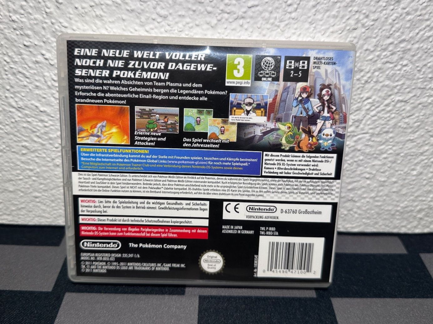 Nintendo Giochi: Nintendo DS Pokémon Schwarze Edition deutsch – Usato da Kappel SO venduto da MyFunBox 1