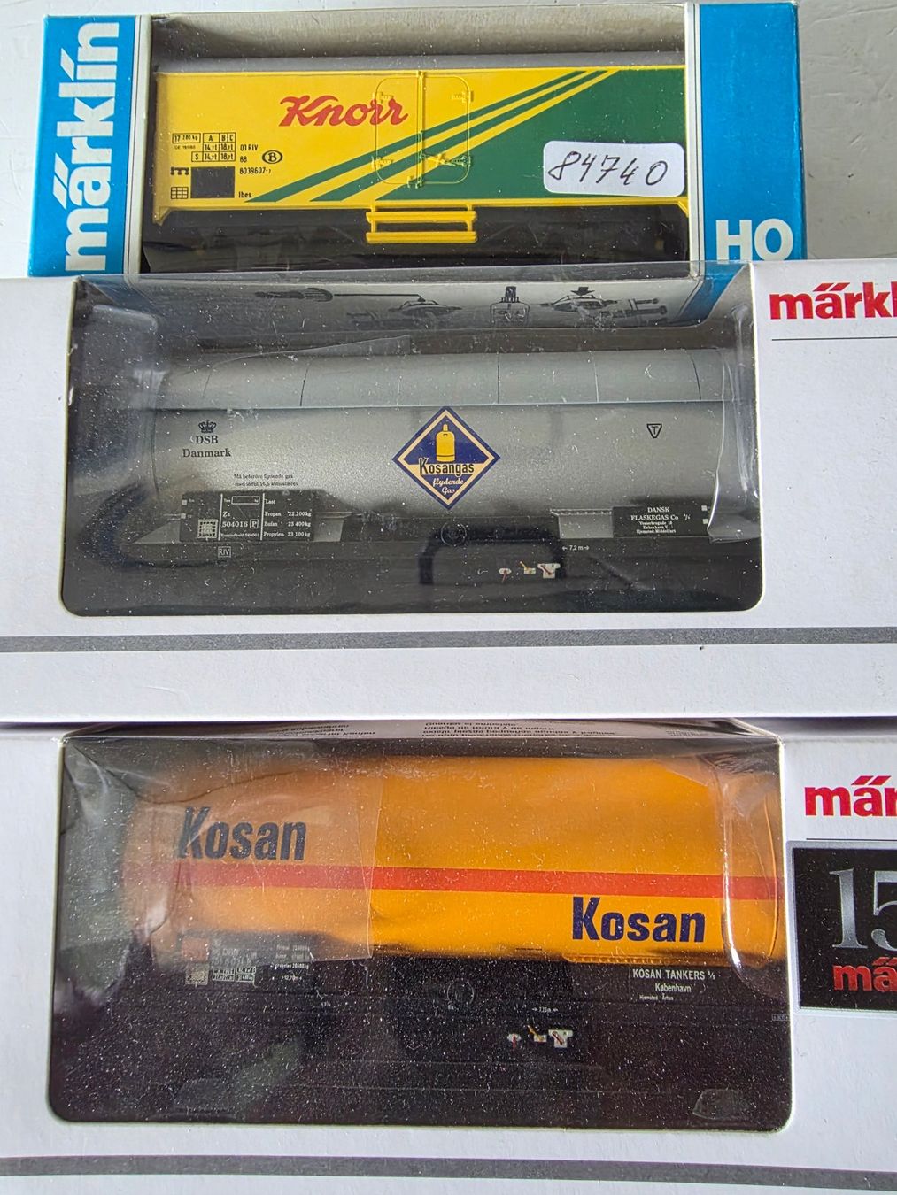 Märklin Modellini di ferrovie: 3 Stück verschiedene Güterwagen, Sondermodelle – Nuovo (secondo la descrizione) da Seuzach venduto da Loeckeli01