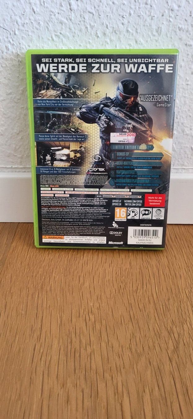 Microsoft Giochi: Xbox 360 - Crysis 2 – Usato da Münsingen venduto da DigitaleSpielecke 1