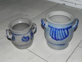 Steingut Topf Set 2 Stk