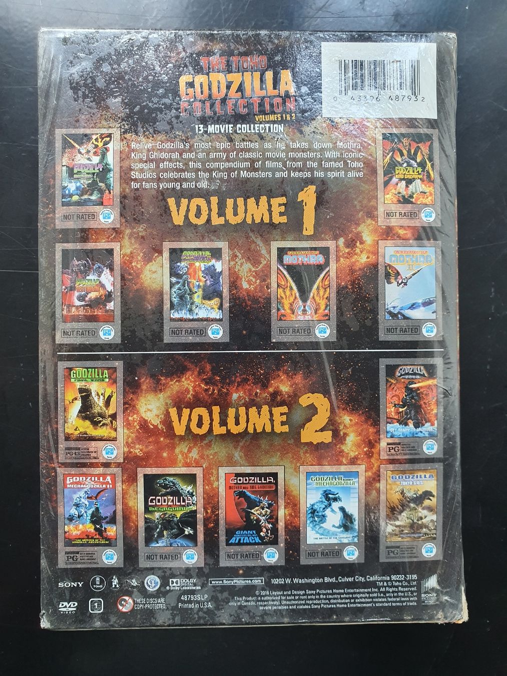The Toho Godzilla Collection Volumes 1&2 DVD Set (Neu und ...