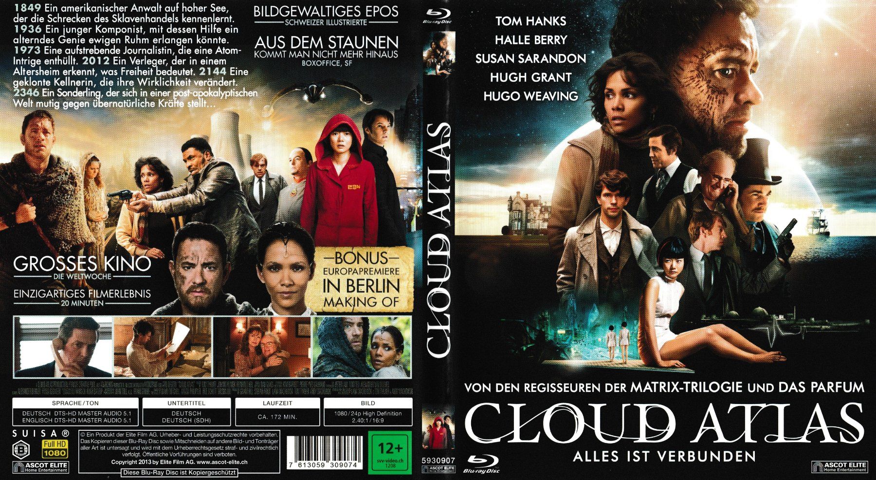 Tutti i DVDs: Blu-Ray - Cloud Atlas – Usato da Langnau am Albis venduto da MediaRescuerKeLoX