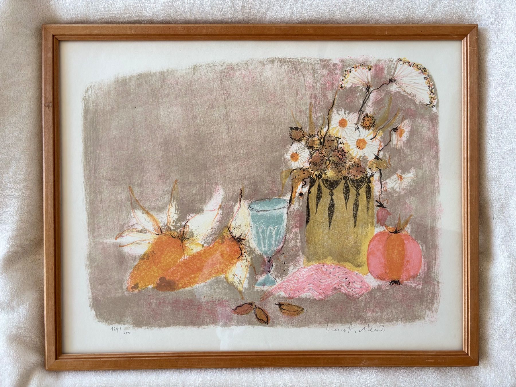 Grafica & Litografie: Swiss Marco Richterich framed lithograph – Usato da Steinhausen venduto da Smitten_Vintage