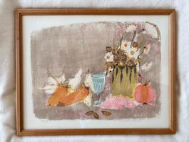 Swiss Marco Richterich framed lithograph